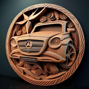 3D модель Mercedes Benz Vaneo (STL)